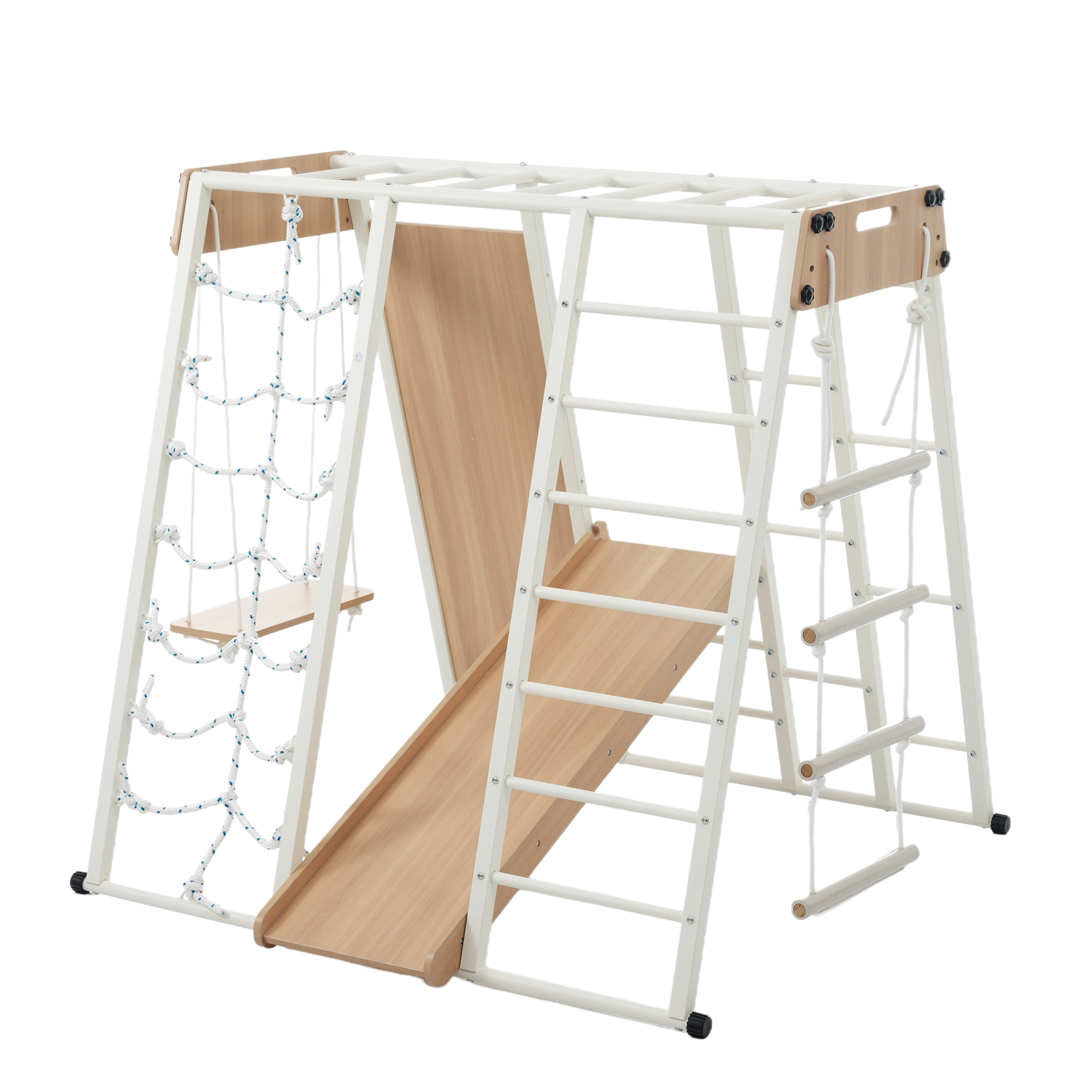 OSJ 金属製 ジャングルジム すべり台 滑り台 折りたたみ 耐荷重150kg コンパクト 多機能 屋内 室内用 大型遊具 室内遊具 キッズ 子供 誕生日プレゼント おもちゃ