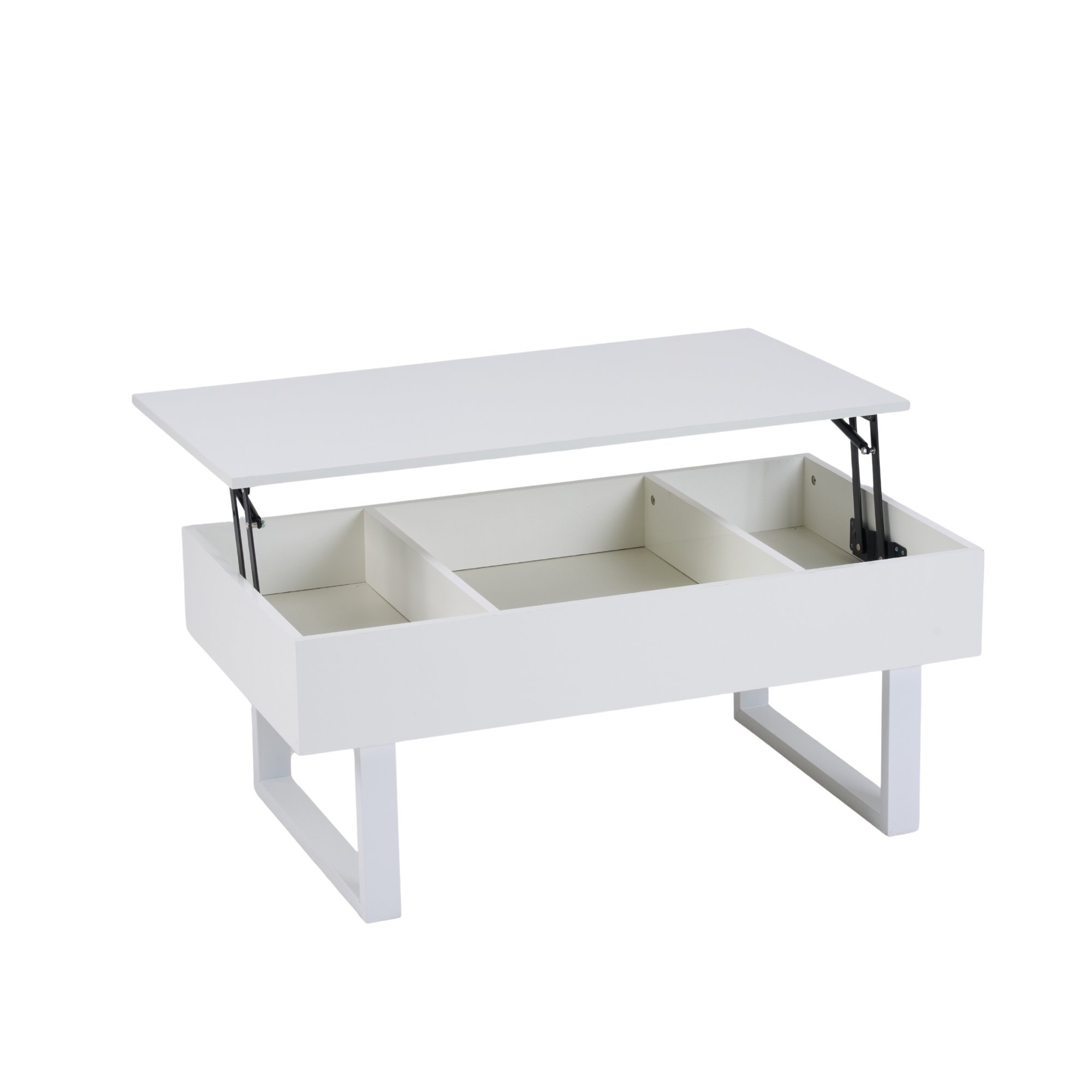 OSJ ローテーブル 昇降式 光沢感 マット ローデスク センターテーブル 高級感 シンプル 一人暮らし 収納 大容量